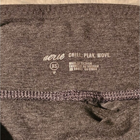 Aerie Chill Play Move Leggings Size XS Gray. Excellent Condition! - Picture 4 of 6